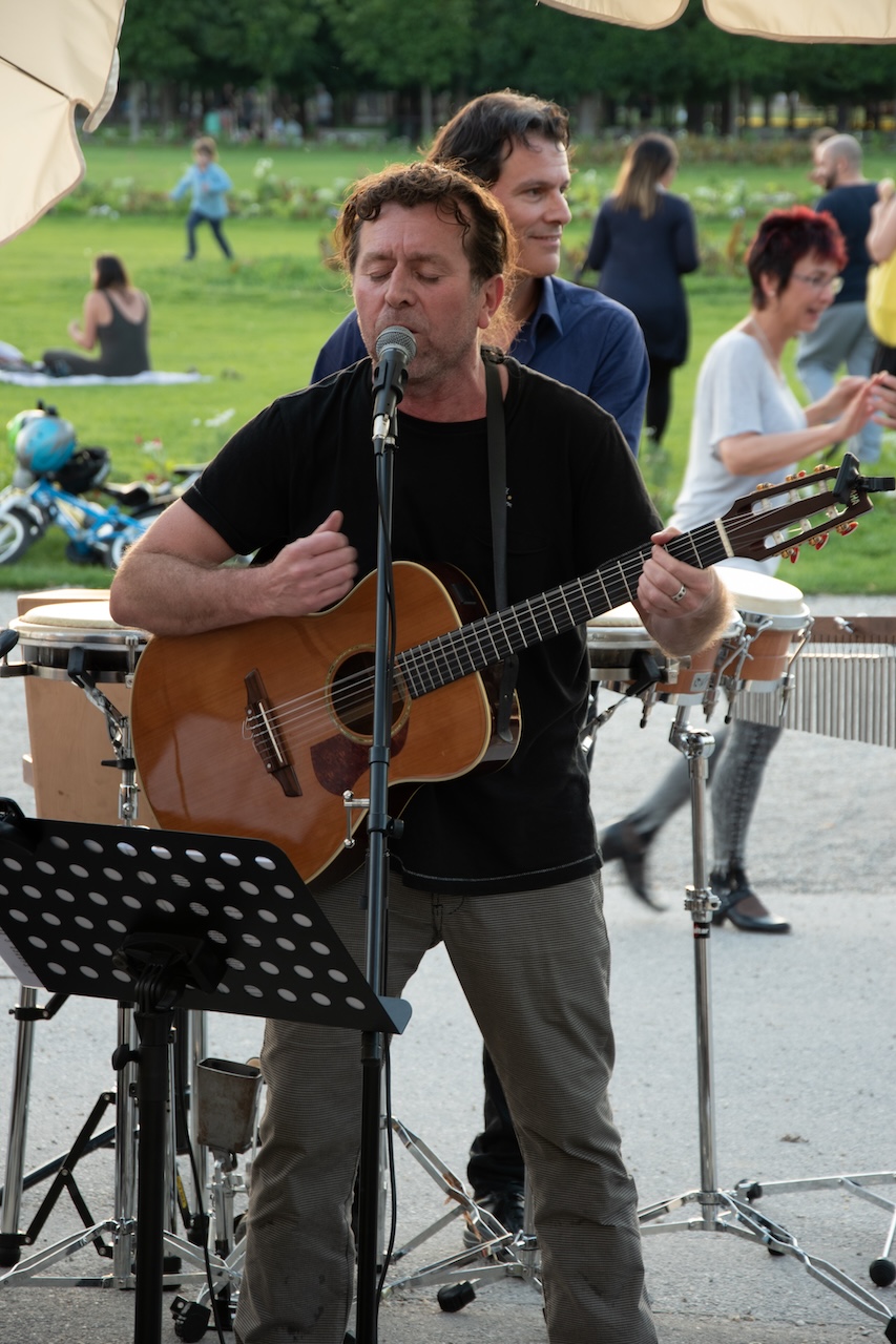 Augarten Sommernacht 2016: Oye Como Va im Cafe Restaurant Augarten